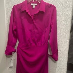 CUSHNIE STREET LENGTH MAJENTA SEXY SIZE 6 DRESS